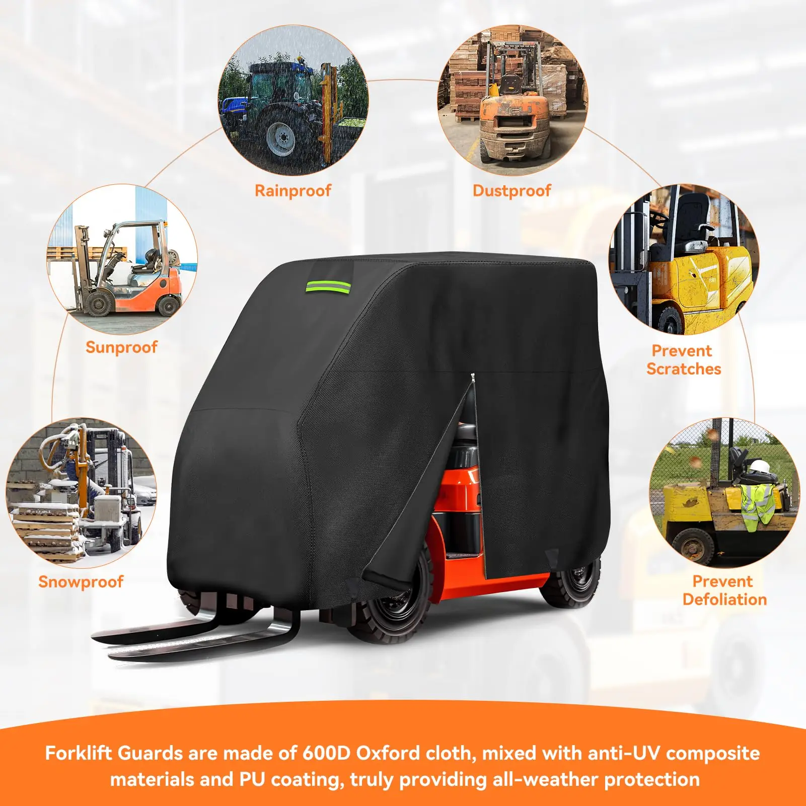 ������ ��ȣ Ŀ�� ��� 600D ���� ���� �ݻ� ��Ʈ���� �ִ� �ִ� 8000Lb ��ǳ ��Ŭ ������ ����