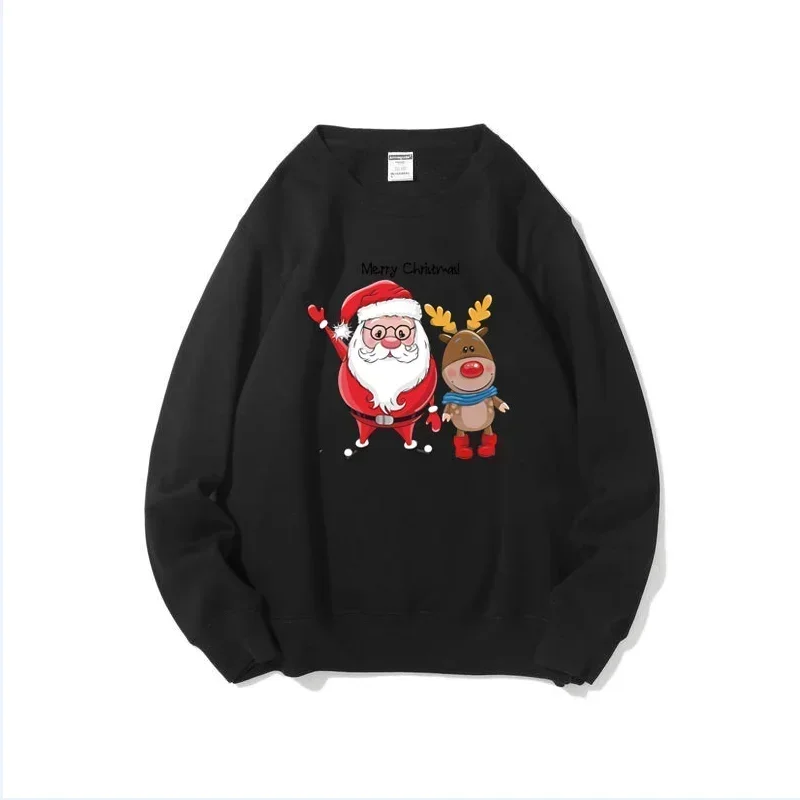 thumbnail image 1 of Camisetas de invierno para madre e hija, camisas con estampado de Papá Noel, conjuntos familiares a juego, sudaderas para padre e hijo, jerséis para pareja, ropa para niños, 1 of 5