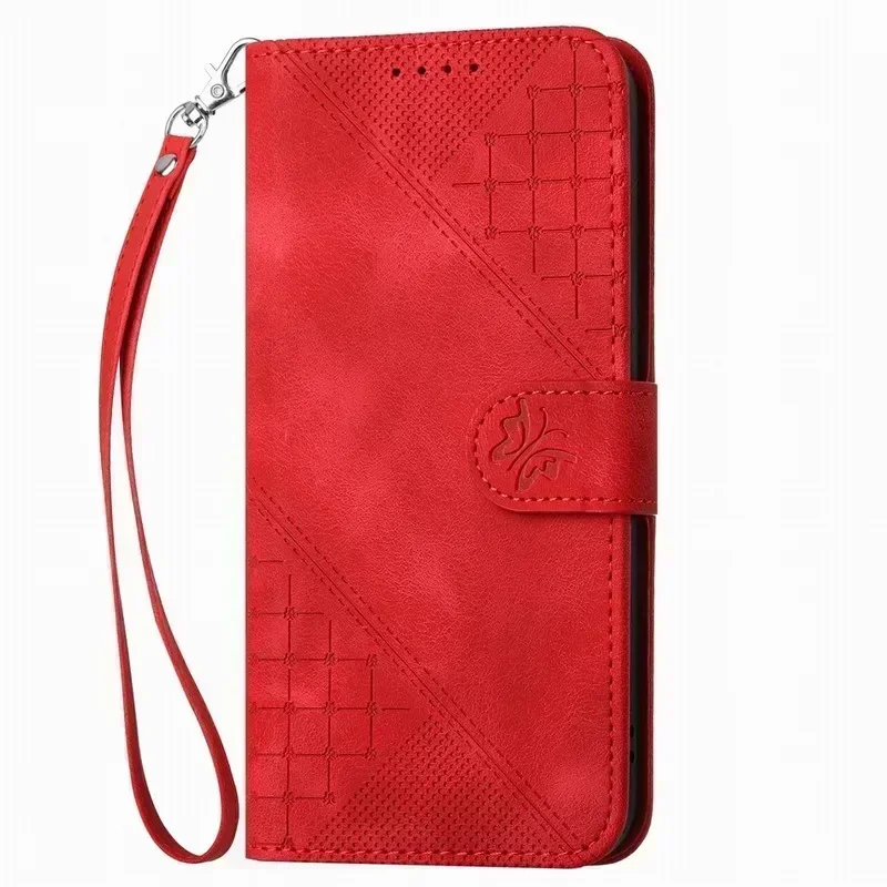 Charming Butterfly Leather Wallet Phone Case with Card Slots