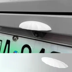All - Weather Universal Rear View Camera Rain Shield - Ultimate Protection Against Rain, Snow & Dust - Easy Installation (WHITE)