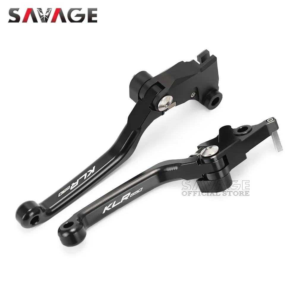 

Рычаги поворотного тормоза и сцепления для KAWASAKI KLR 650 2008-2022 KLR650, аксессуары для мотоциклов, складные ручки управления для внедорожника
