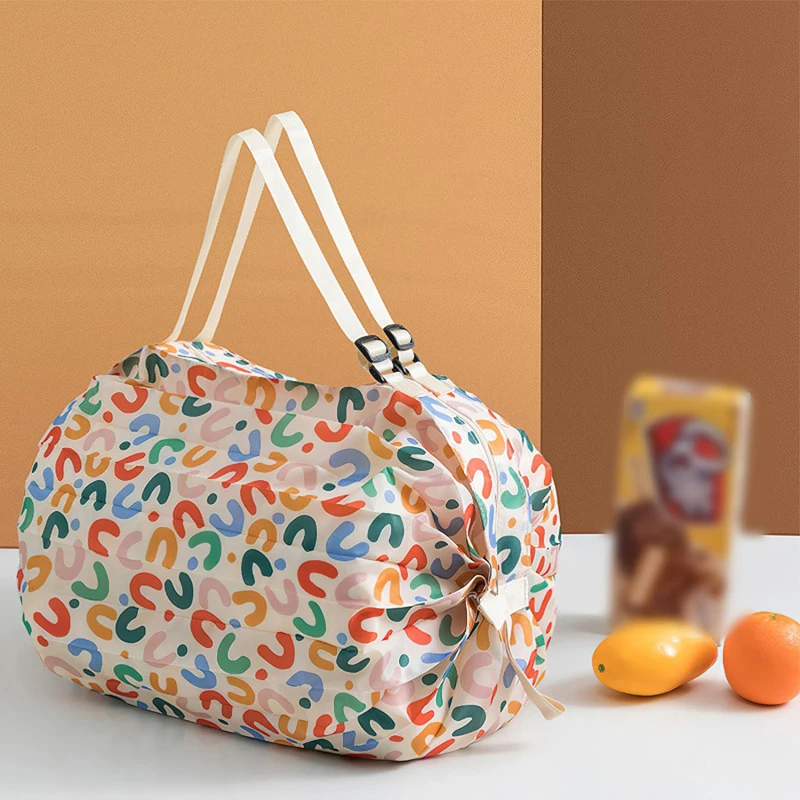 Camouflage Foldable Nylon Shopping and Travel Bag with Handle