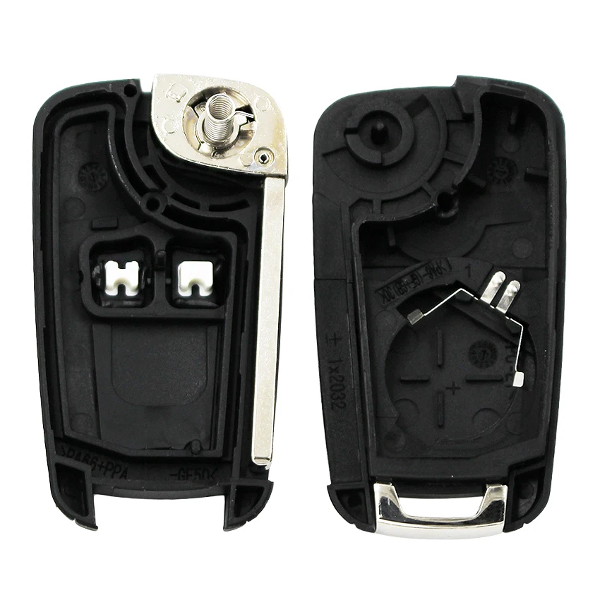 2 Button Flip Folding Key Shell Case Fob Chevrolet Aveo Cruze Uncut Blade 10 PCS/LOT key case,key shell