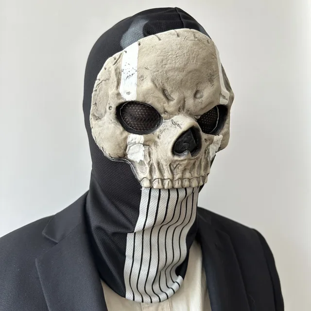 Party Masks COD MW2 Ghost Skull Balaclava Ghost Simon Riley Face War Game  Cosplay Mask Protection Skull Pattern Balaclava Mask 231020 From Jiu10,  $8.63