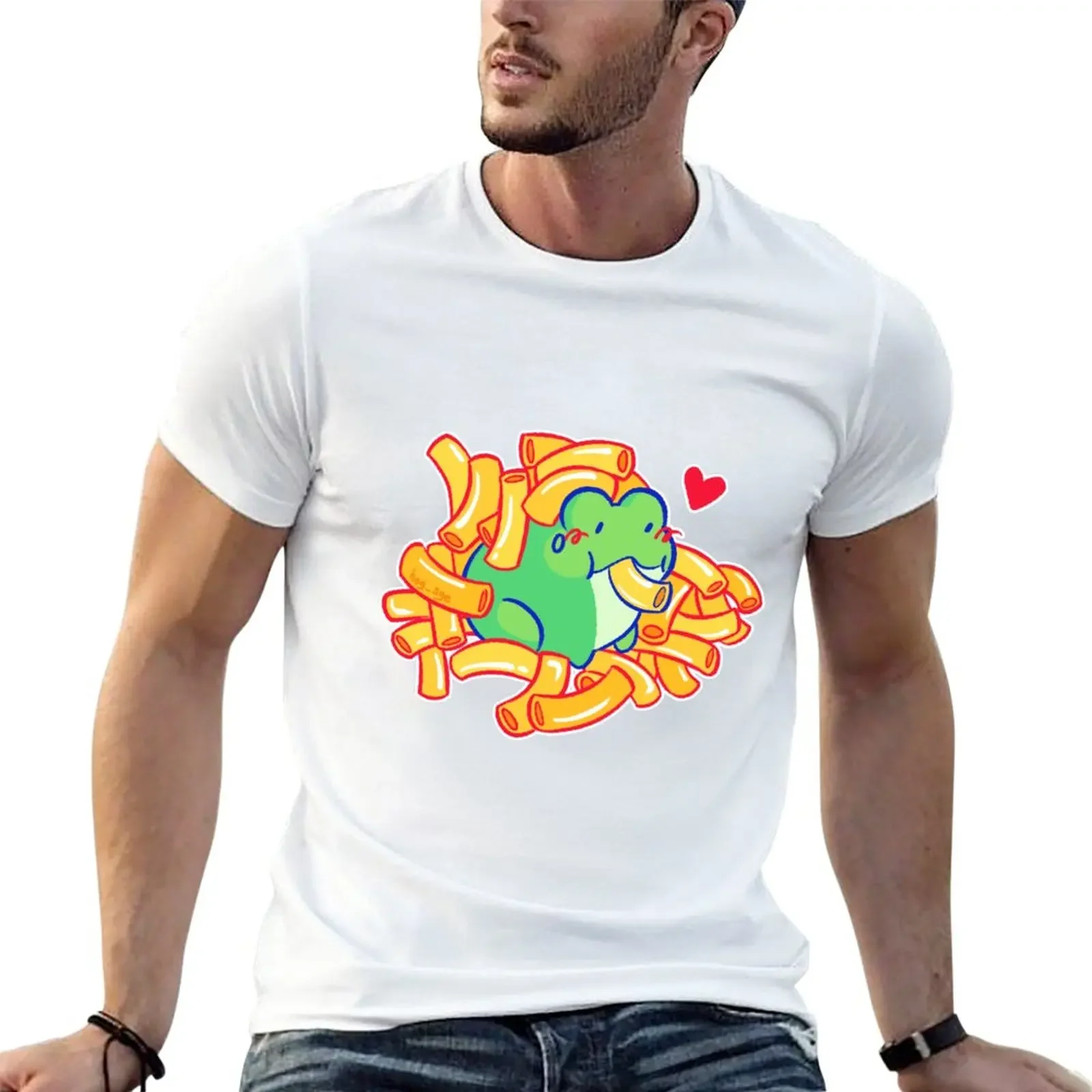 

macaroni frog T-Shirt customs heavyweights designer t shirt men