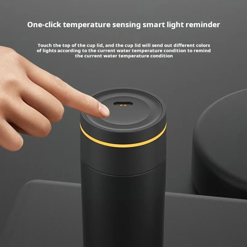 Huawei 316 Stainless Steel Intelligent Temperature Measuring Thermos Cup Straight Cup Water Commercial Affairs Portable