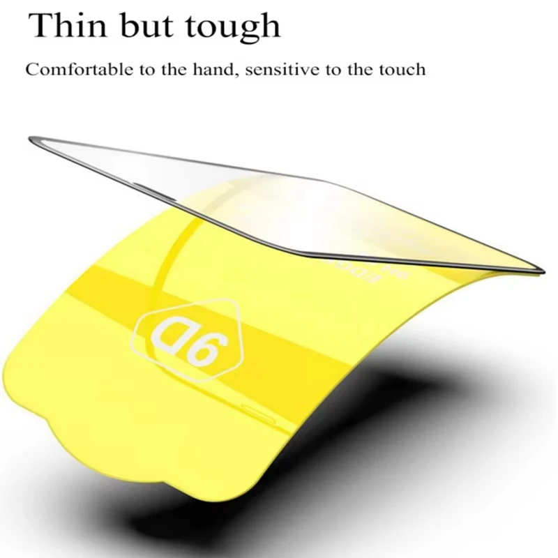Premium 9D HD Full Cover Tempered Glass Screen Protector - 1 to 5 Pack