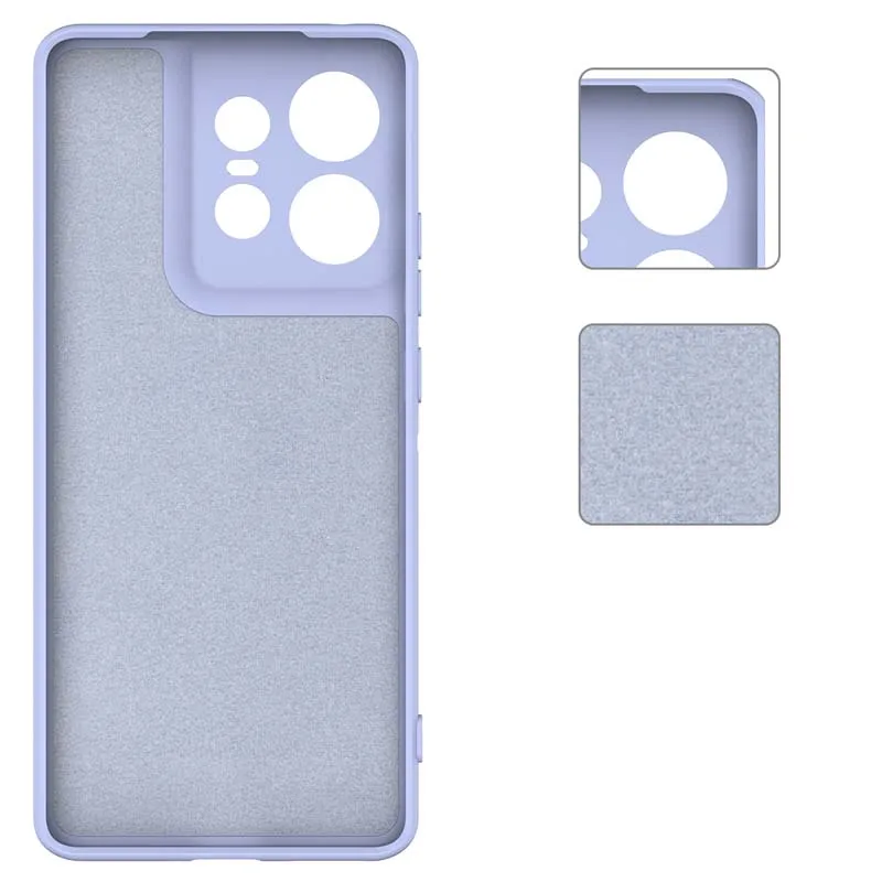 Premium Solid Color Liquid Silicone Anti-Fall Case with Lanyard