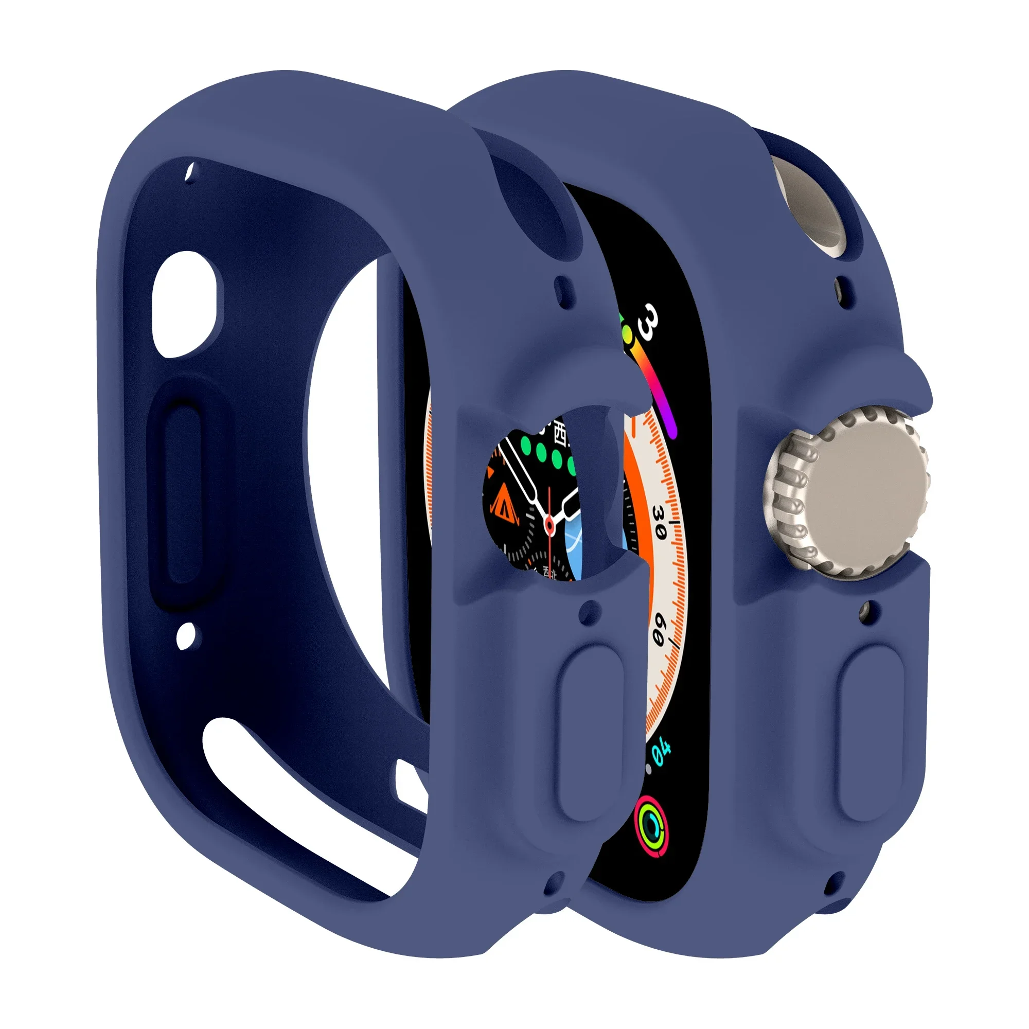 Enhanced Silicone Protective Case for Apple Watch - Premium Bumper Cover