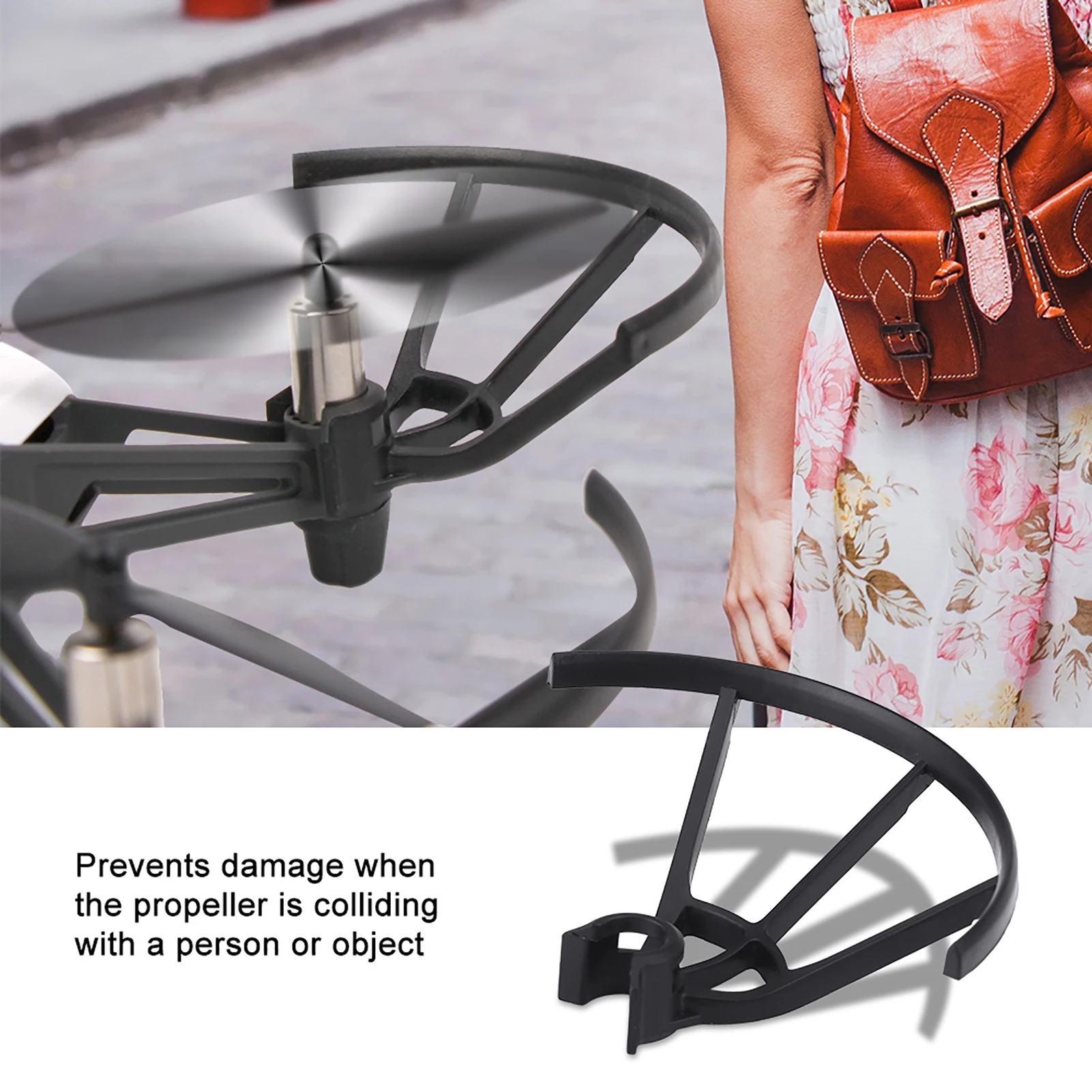 4Pcs/Set For DJI Tello Protect Propeller Props Blades Spare Part Protective Ring Propeller Guard Blades Protect Drone Accessorie drone propeller,drone propellers,drone propeller blades,propeller replacement parts,drone propeller guard
