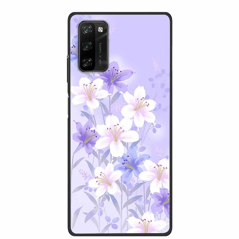 Stylish Black Silicone Phone Case - 6.67 Fashion Soft Back Cover