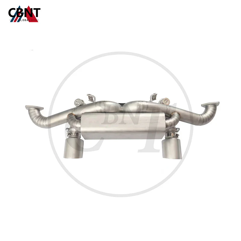 

CBNT for Porsche Cayman 718 GT4 RS 4.0T Exhaust System Muffler with Valve Exhaust-pipe Titanium Alloy Valvetronic Catback