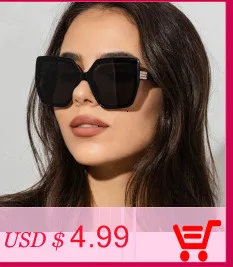 QPeClou 2019 Fashion Chain Round Sunglasses Women Metal Brand Designer Sun Glasses Men Black Eyeglasses Not Included Chain Women's Glasses