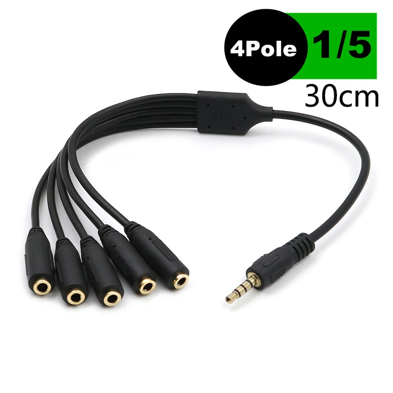 3.5mm ̾ ø Audeo  ͽٴ 1  6 Ʈ Aux ̺ ̾ ũ   (ȭ  ø ̺ )