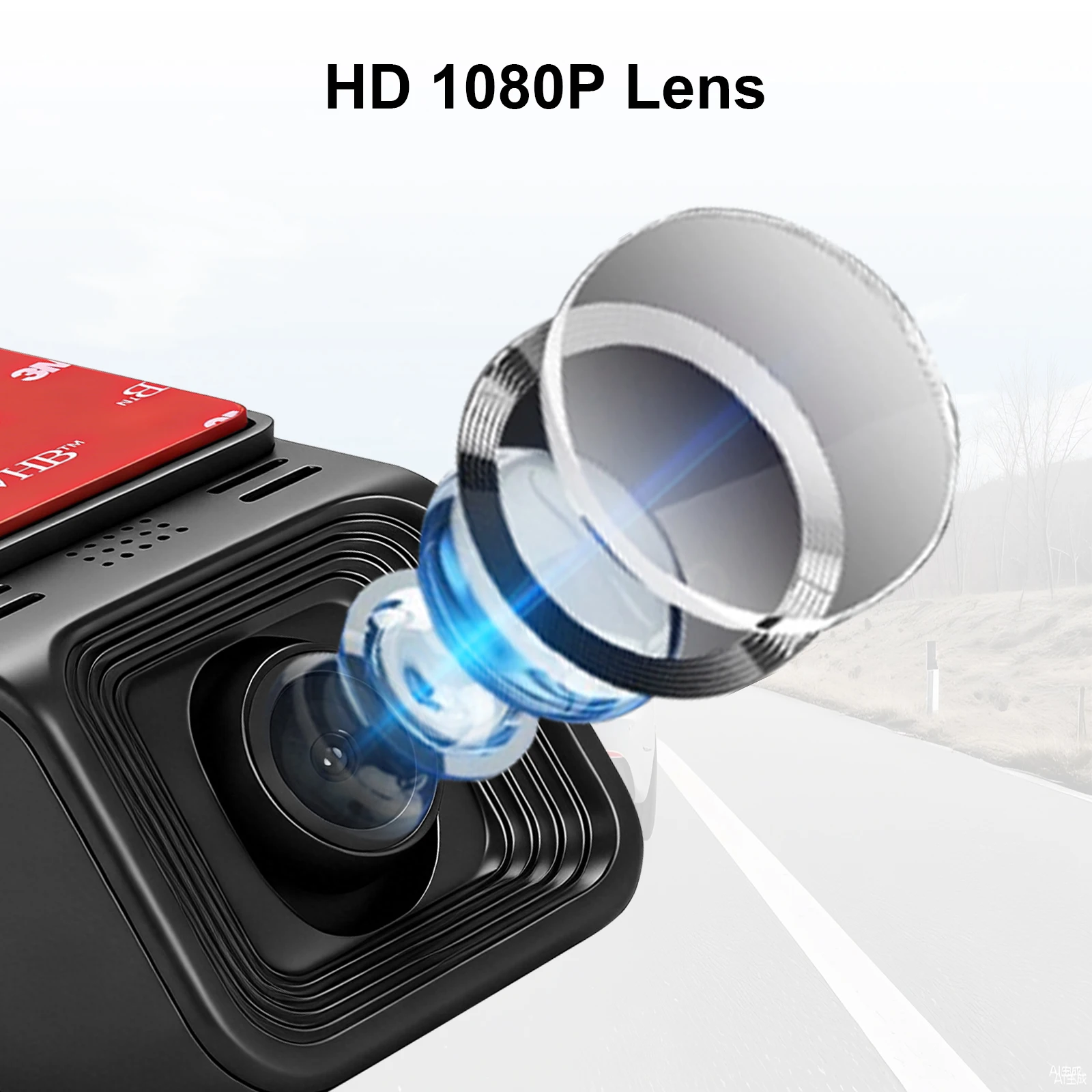 USB 전면 대시 카메라 안드로이드 스테레오용 범용 자동차 DVR 1080P HD ADAS 야간 투시 기능 루프 녹화 플러그 앤 플레이