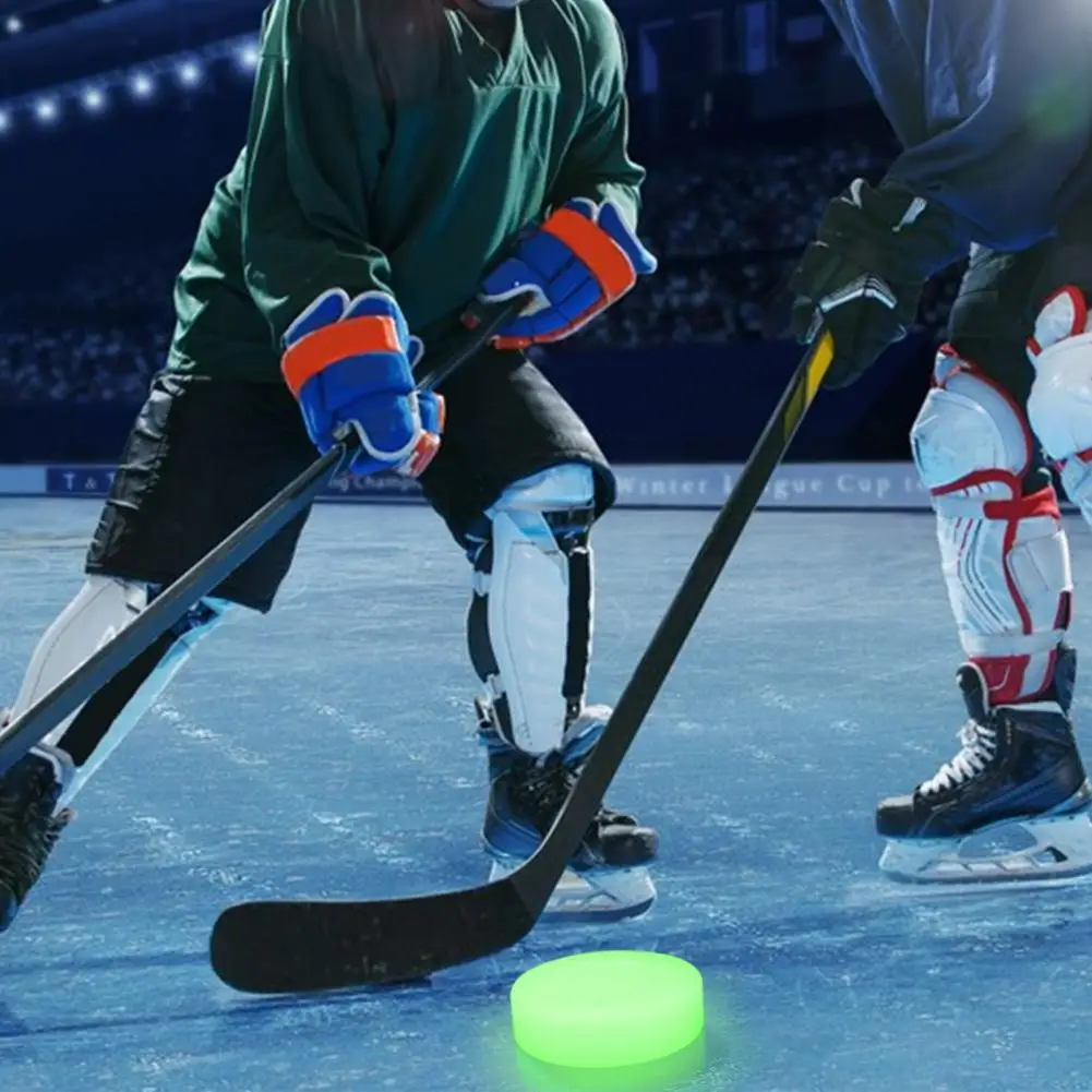 

Smooth Glide Ice Puck Floor Hockey Puck Glow Dark Hockey Ball Pack for Kids Adults Youth 10pcs 72mm Ice Hockey Balls for Indoor