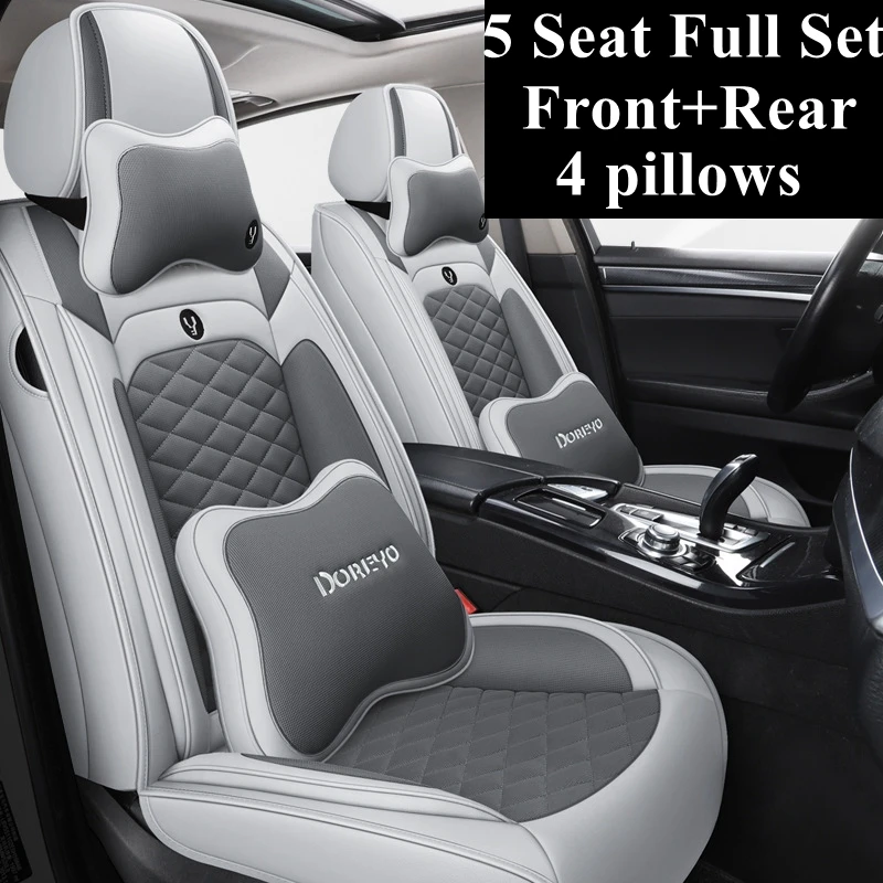 

Front+Rear 5 Seat Full Set Car Seat Covers for Kia Sportage Carnival Ceed Cerato K2 K3 K4 K5 Optima Picanto Rio Rio 3 Shuma Soul