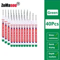 20mm Green 40pcs
