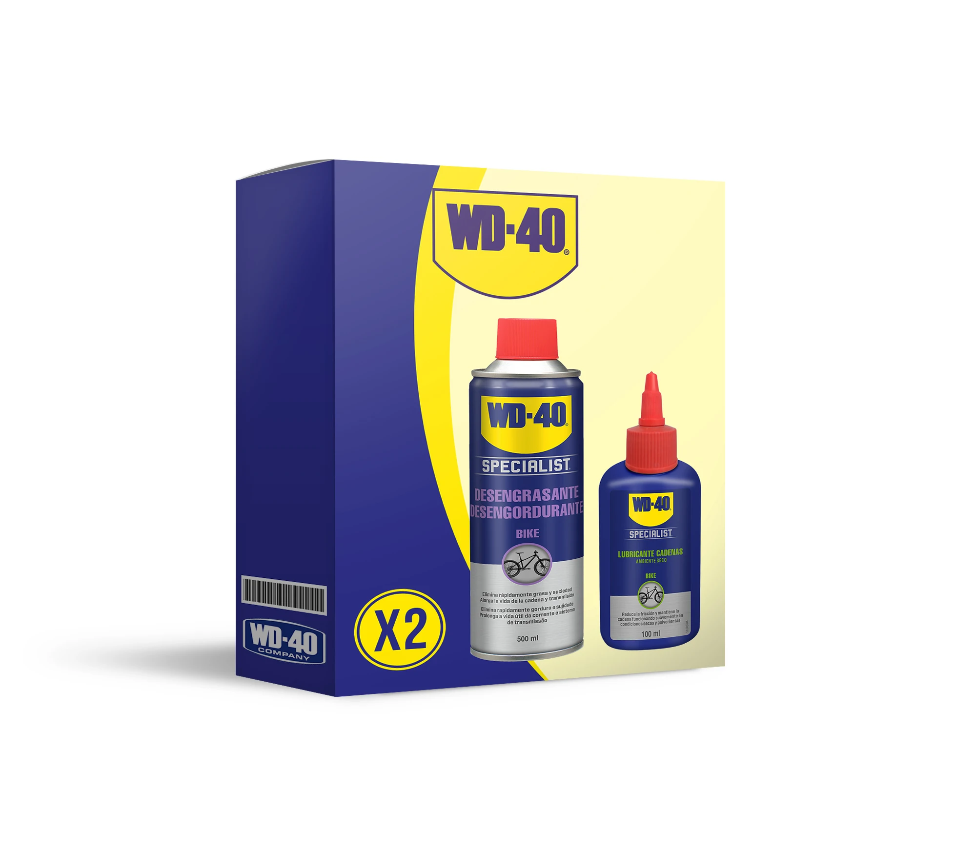 Lubricante de cadena en aerosol WD40 BIKE