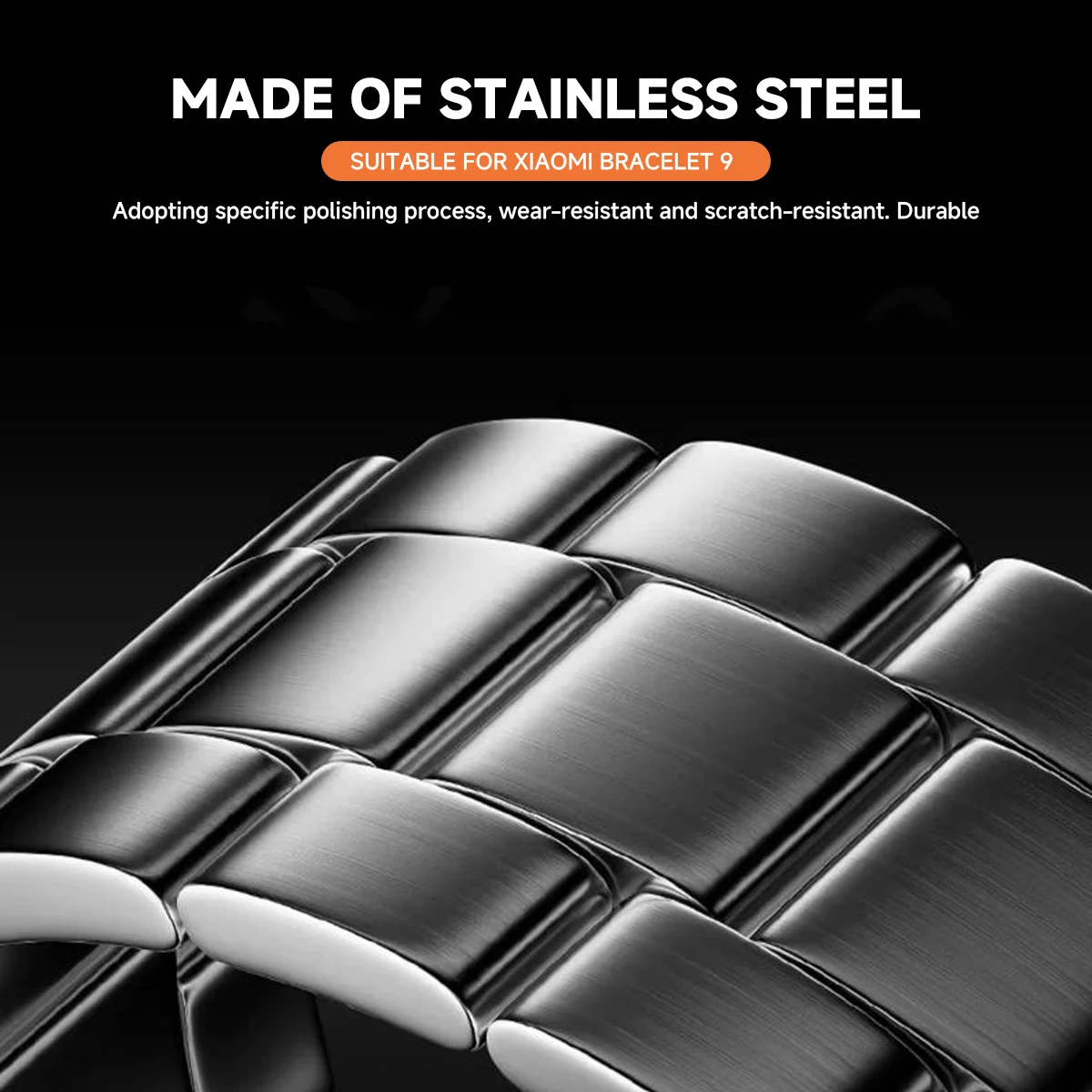 Premium Stainless Steel Metal Bracelet Strap – Elegant and Durable Watchband Replacement