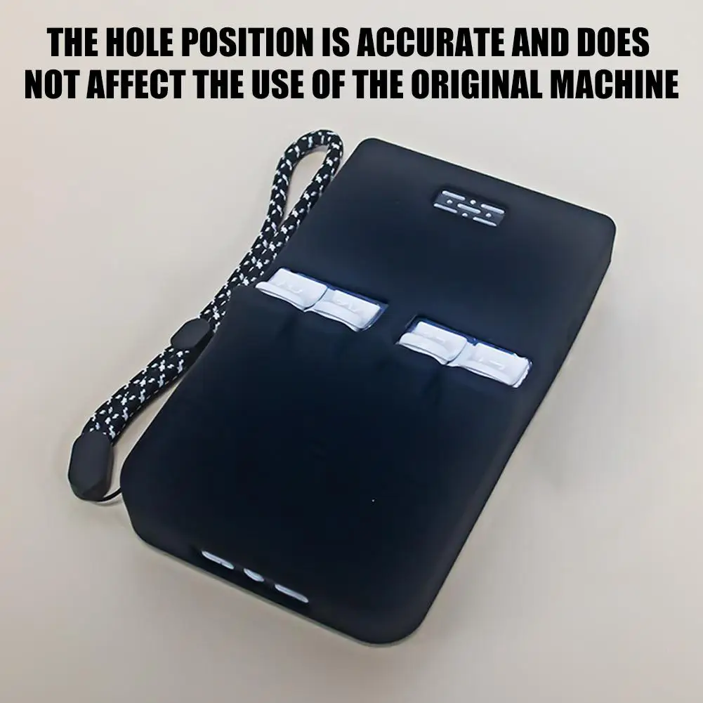 Shockproof Silicone Game Console Protective Case with Lanyard