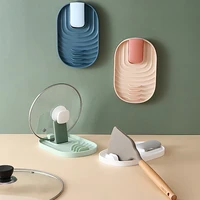 1PC Lid Holder Pot Lid Stand Kitchen Organizer Adjustable Space Saving Lid Rack for Kitchen Cabinet Stove Top Kitchen Tools 6