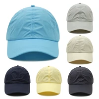 European And American Summer Outdoor Sports Ponytail Breathable Speed Duck Tongue Hat Saffron Blue Baseball Cap Running Hat 1