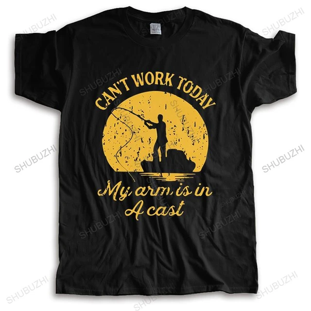 Can't Work Today Arm Is In A Cast Funny Fathers Day T-Shirt Men T