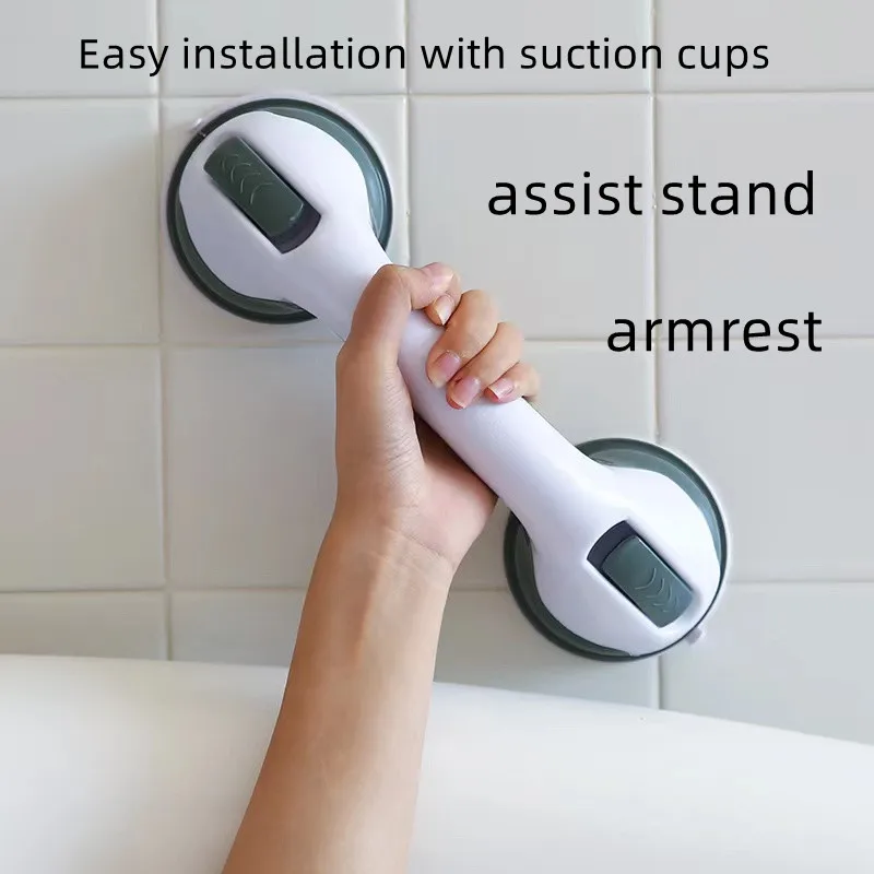 1PCS Anti Slip Bathroom Suction Cup Handle Shower Grab Bar Toilet Safety  Rails Bath Tub Hand Grip Handrail Bathroom Accessories - AliExpress