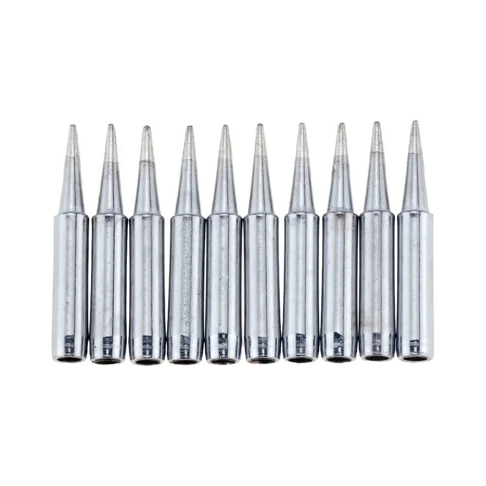 

10Pcs/Lots 900M-T-B Lead-free soldering iron tip 936 Temperature adjustment Constant temperature soldering station Soldering tip