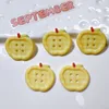 5/10/20/40Pcs Color Apple Shape Button Resin Ornaments DIY Garment Shoes Sewing Crafts Supplies DIY Handmade Patch 5