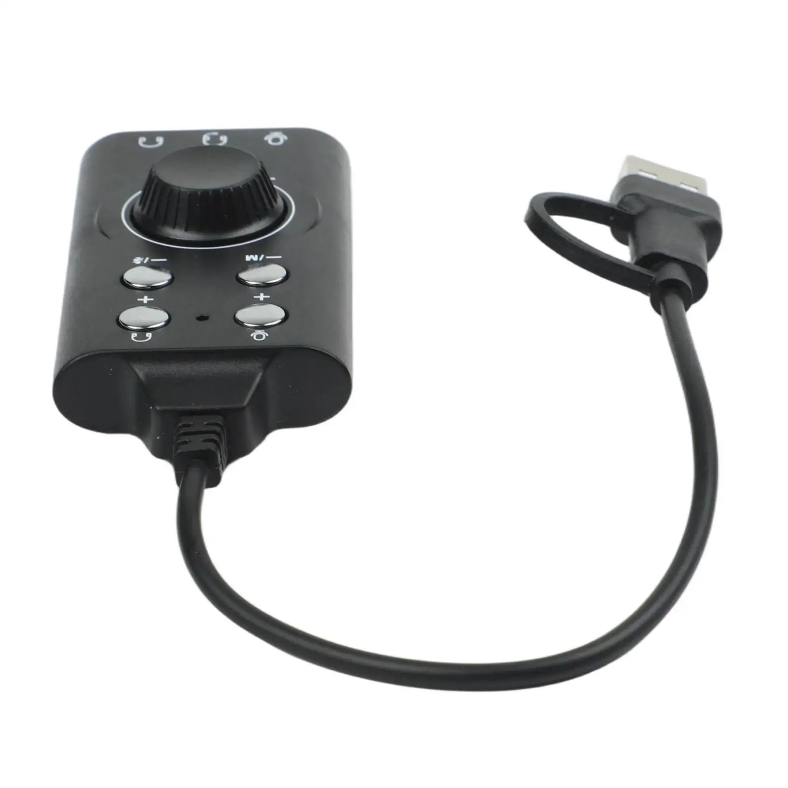 USB-3.5mm 사운드 어댑터(가상 7.1 서라운드 사운드 포함) 휴대용 오디오 솔루션을 위한 컴팩트하고 가벼운 디자인