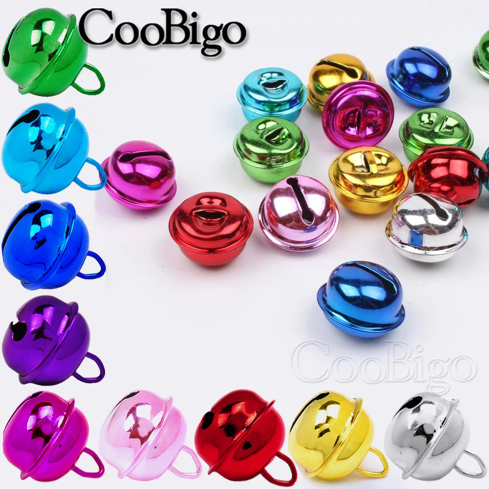 10pcs Small Chime Jingle Bell Charms Metal Bells for Fishing Rod Pet Cat Collar Outdoor DIY Camping Trip Alarm Tent Decoration