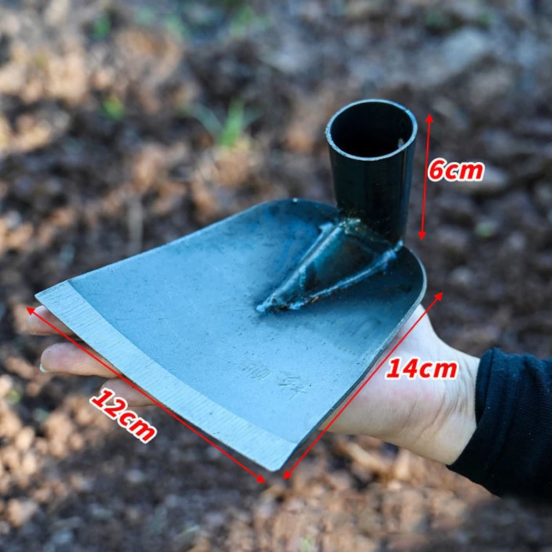 Description Picture 2 of item1Pcs Thickened Stainless Steel Hoe Weed Remover Weeding Hoe For Planting Vegetable Loosening Soil Outdoor Gardening Tools