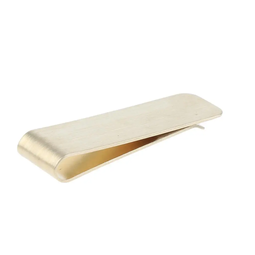 Yellow Convenient And Practical Metal Card Holder With Brass Money Clip Wide Application Money Clips