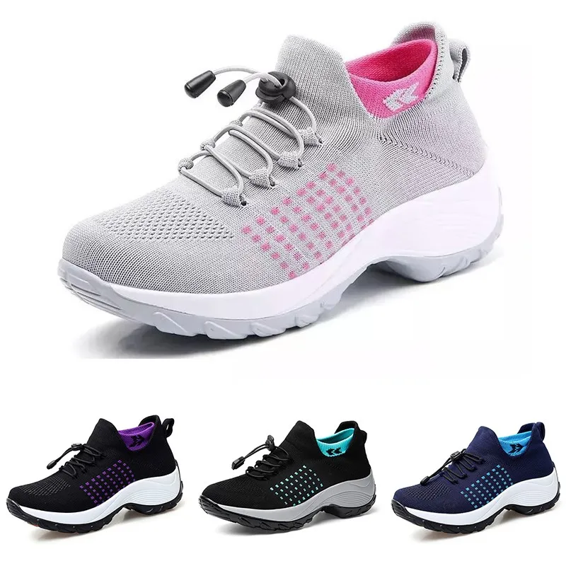 

Women Walking Shoes Fashion Sock Sneakers Breathabl Comfortable Nursing Shoes Casual Platform Loafers Non-Slip Sneakers