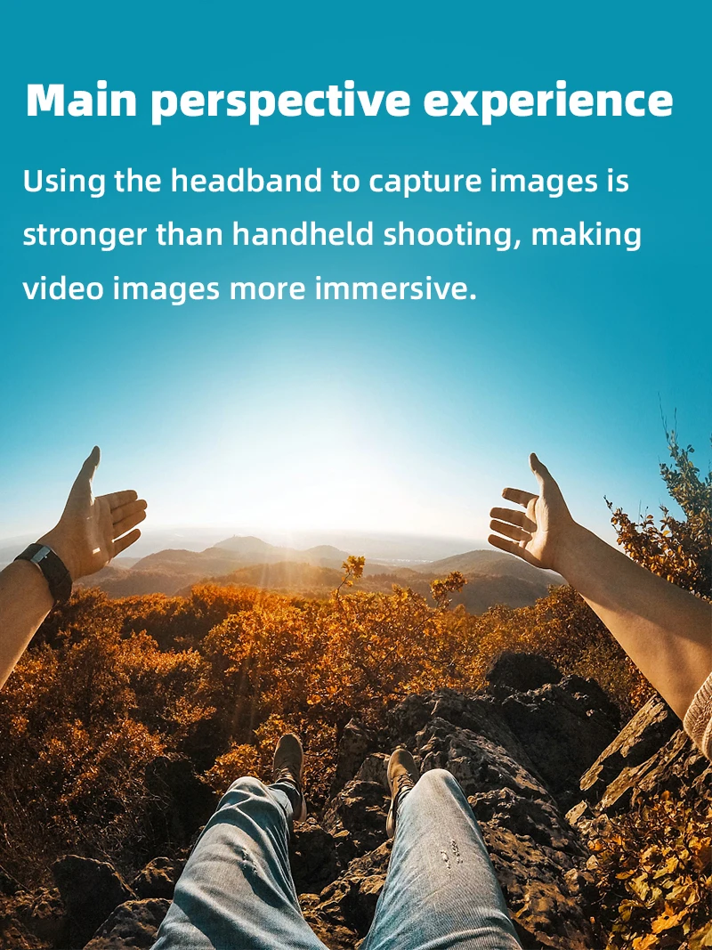 Description Picture 3 of itemHeadband Holder for Gopro Action Camera with Mount Clip Headband Holder Smartphone Mobile Phone Live Video Portable Accessories