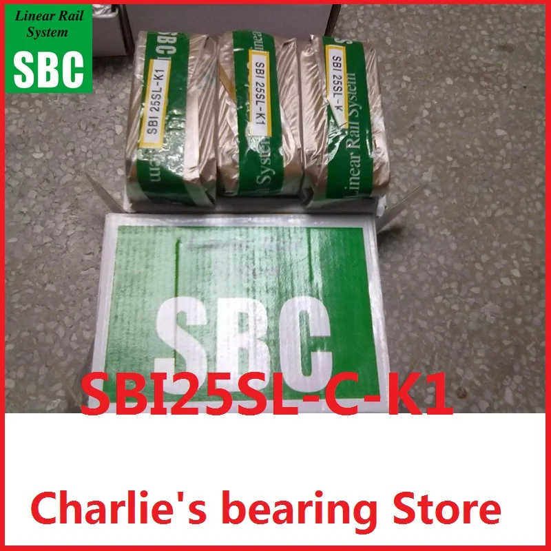 

1pc 100% brand new original genuine Korea SBC linear guide slider SBI25SL-C-K1 bearing carriage