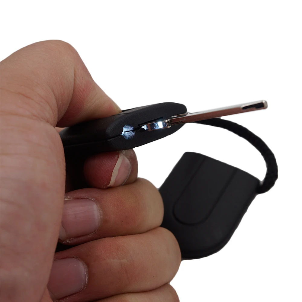 Pill Key Shell Fob Fit for VW 16V VR6 TDI MK2 MK3 G60 GLI 8V Golf Key HU49 Uncut Blade with LED LIGHTING KEY NO LOGO key case car key shell