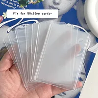 Sharkbang 20pcs/Lot B8 Holo Card Sleeves 58x89mm Compact Hard Kpop Holder For Postcards Films Game Cards Photocard Protector 1