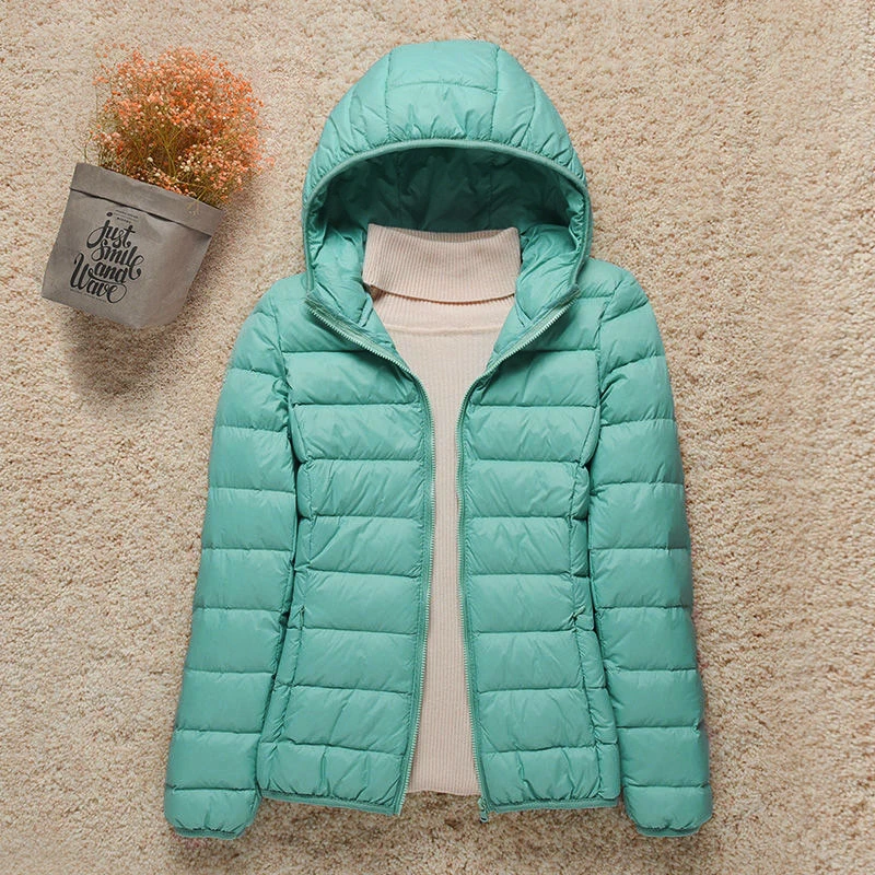 sky blue hooded