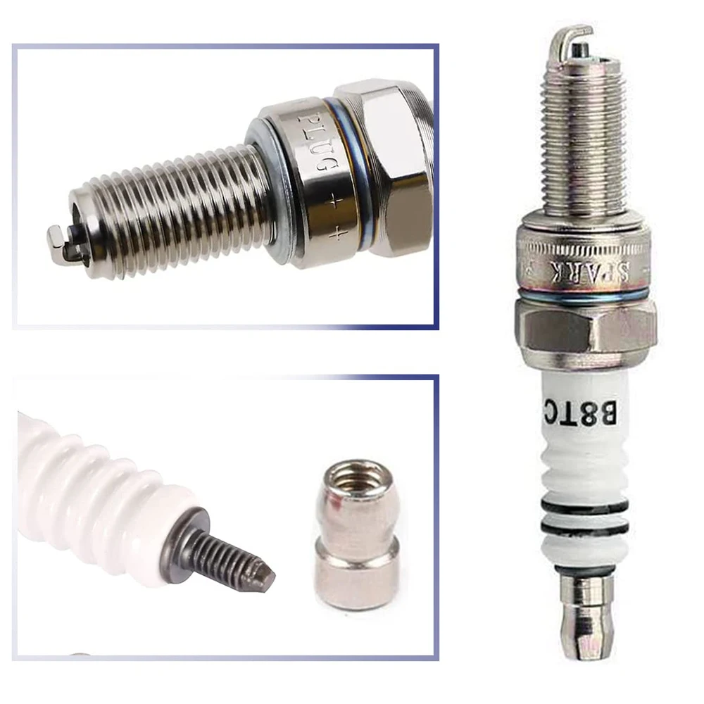 B8TC Spark Plug Motorcycle Spark Plug 10mm Thread Repalces