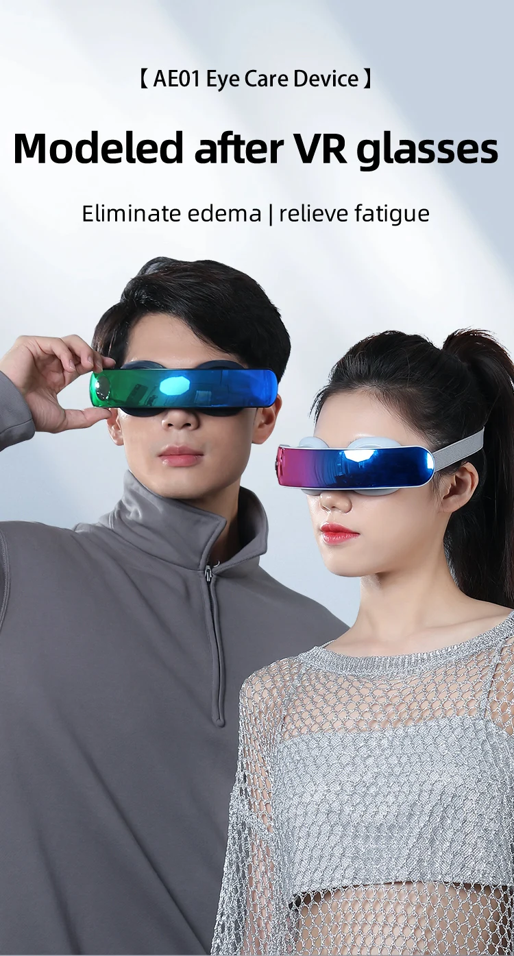 Eye Massage Device 4.5W Cold Hot Compress Dual Type-C Intelligent Visual Display 3-level Adjust Low decibel Relieve Eye Fatigue 1