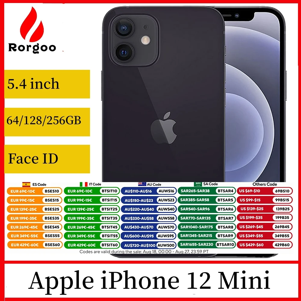Inch Iphone 12 Mini Display Size Original Apple IPhone 12 Mini 4G