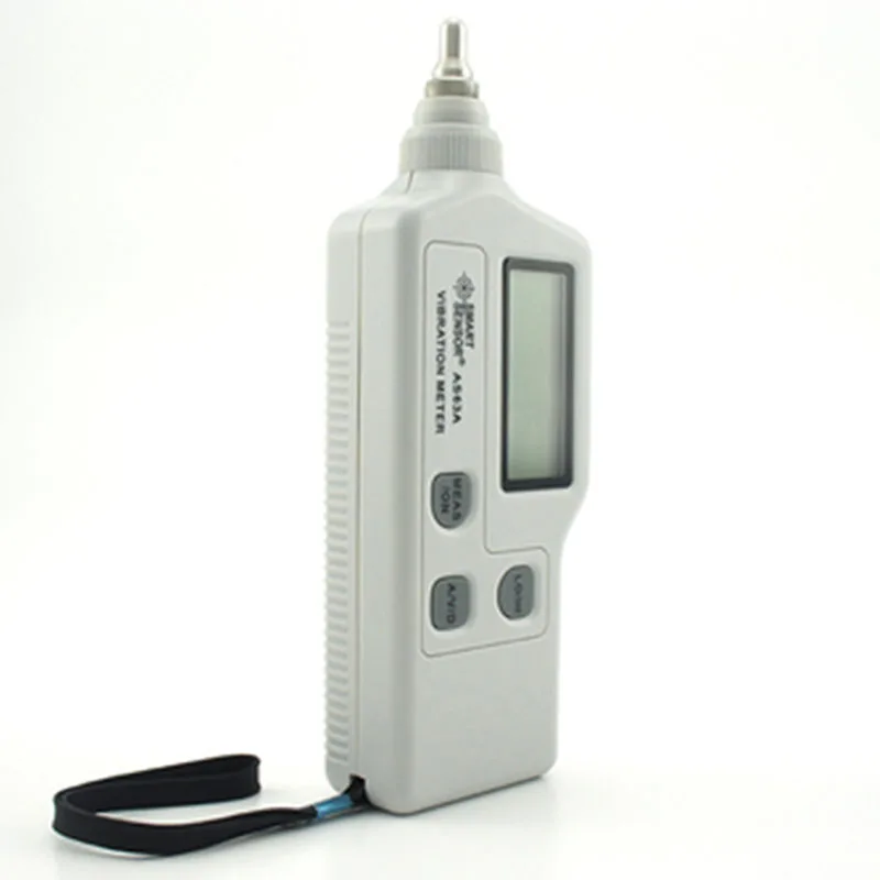 SMART SENSOR AS63A Portable Handheld Vibration Meter Digital LCD Screen Vibration Tester Acceleration
