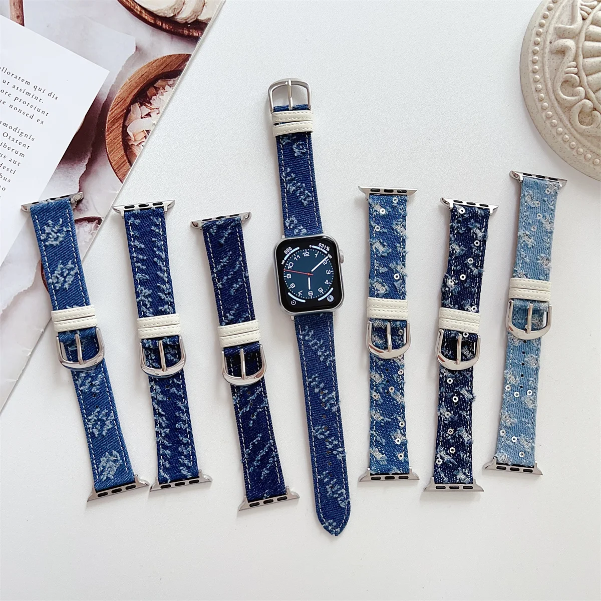 Watch Band For iWatch 42/44/45/46/49mm 38/40/41mm PU leather Fashion Watch Strap for Watch Series Ultra2 Series 10/9/8/7/6/5/4/3/2/1_voghion.com