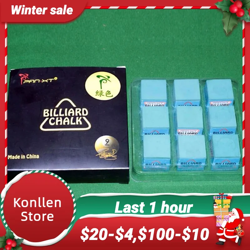 PXTBilliardChalkGreenBlueBilliardPoolChalkBilliardAccessories