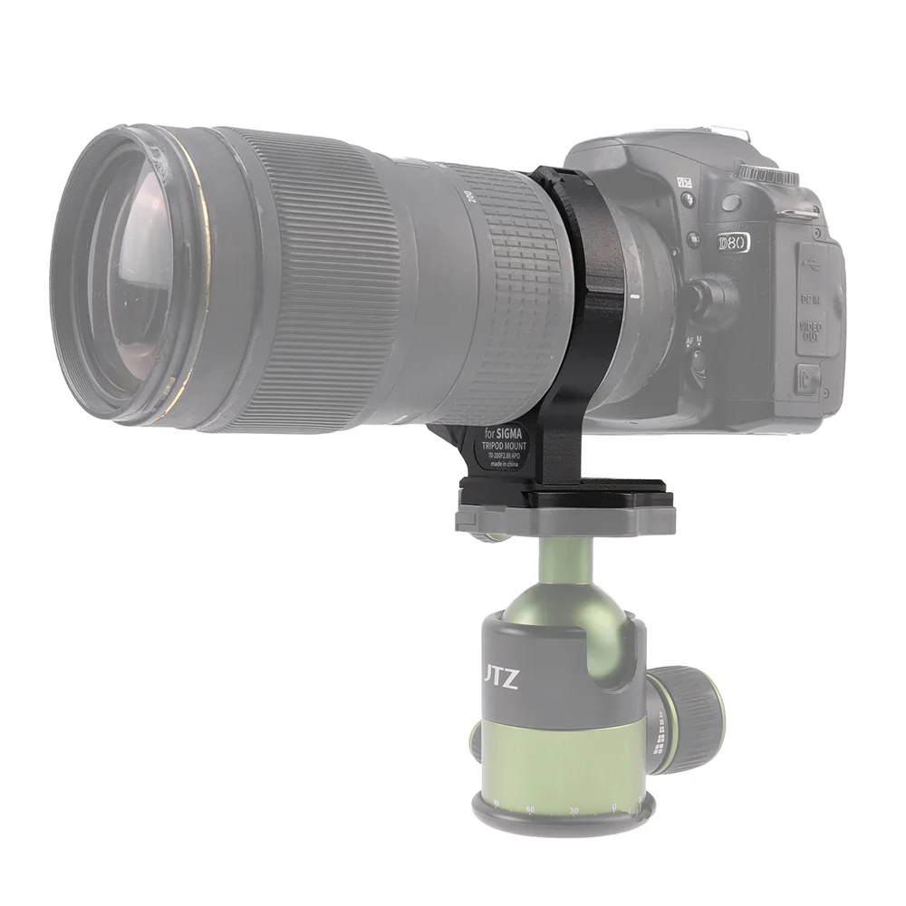 시그마 APO 70-200mm F2.8 II EX DG 77mm 카메라 렌즈용 1/4인치 나사가 있는 렌즈 삼각대 마운트 링 퀵 릴리즈 삼각대 칼라