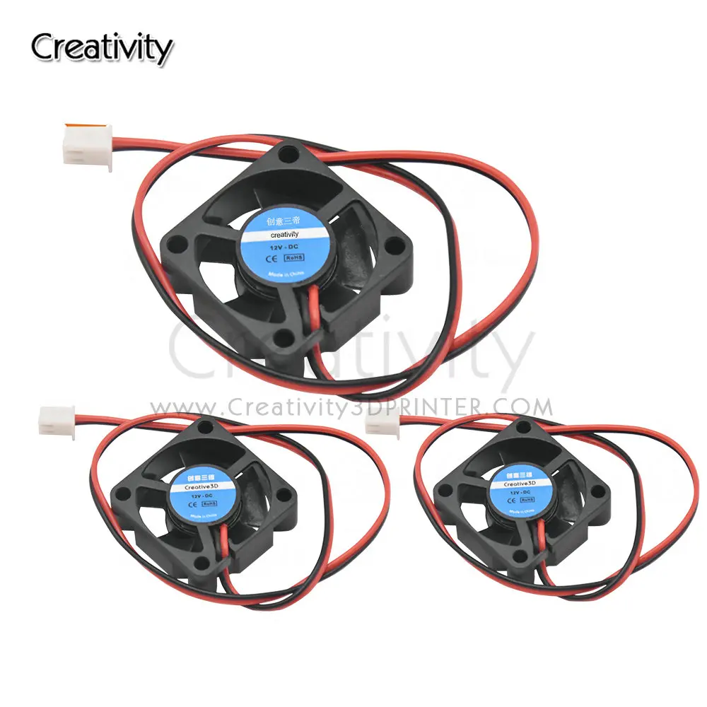 

3010 Fan 12V/24V Radiator 2Pin Brushless DC Cooler Small Cooling Fan 30*30*10mm For 3D Printer Accessories