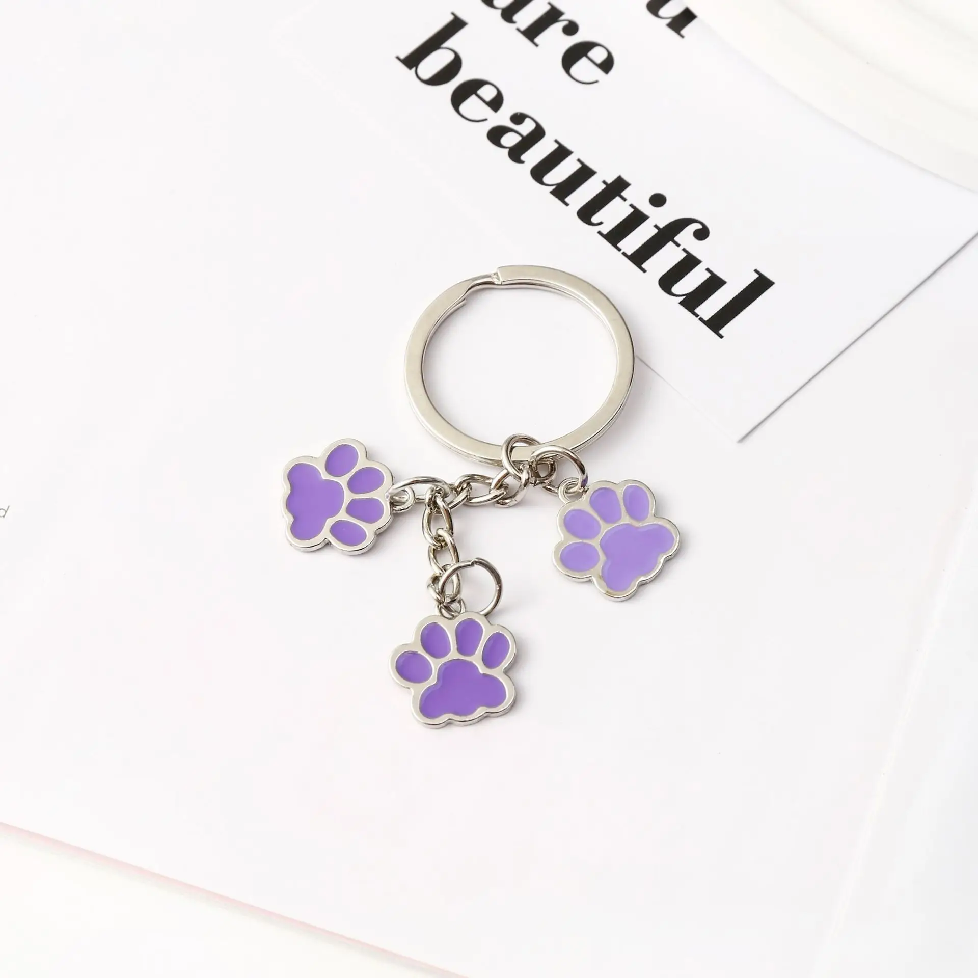 amorili Portachiavi Gatto Gattino in Acciaio Inox – Portachiavi Uomo Donna Regalo per Amanti dei Gatti – Accessorio Chiavi Auto Casa Idea Regalo Originale per0168